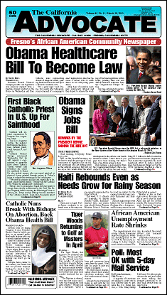California Advocate Newspaper Issue